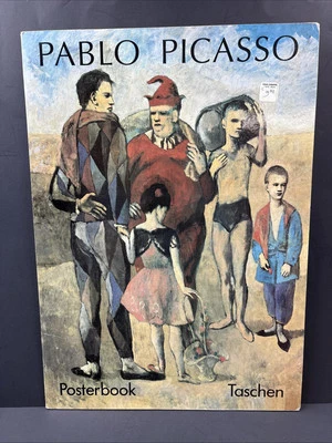 PICASSO,MEGA RARE 1991 AUTHENTIC TASCHEN  POSTER BOOK, SET OF 6 POSTER. In Book — 第 1/4 张图片
