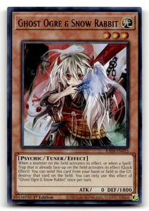 Ghost Ogre & Snow Rabbit RA04-EN015  Super Rare Quarter Century Stampede LP - Picture 1 of 2