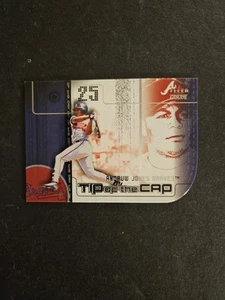 Fleer 2002 genuino Andruw Jones punta de la gorra 22/25 - Imagen 1 de 2