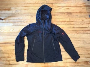 Chaqueta con Capucha Softshell Roja Negra Mammut NanoSphere Años 2000 Rara Única Para Hombre XL - Imagen 1 de 11