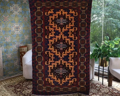 4x6 Handmade Wool Rug Brown Oushak Rug Transitional Accent Rug - Image 1 of 4