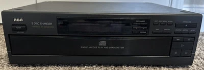 RCA 5 Disc Changer Simultaneous Play & Load System Model CD 3700F Tested - Image 1 of 4