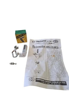 NOS Vintage Pagani Italy Fahrrad Cyclometer Velometer 27" Fisher F-7569 - Bild 1 von 4