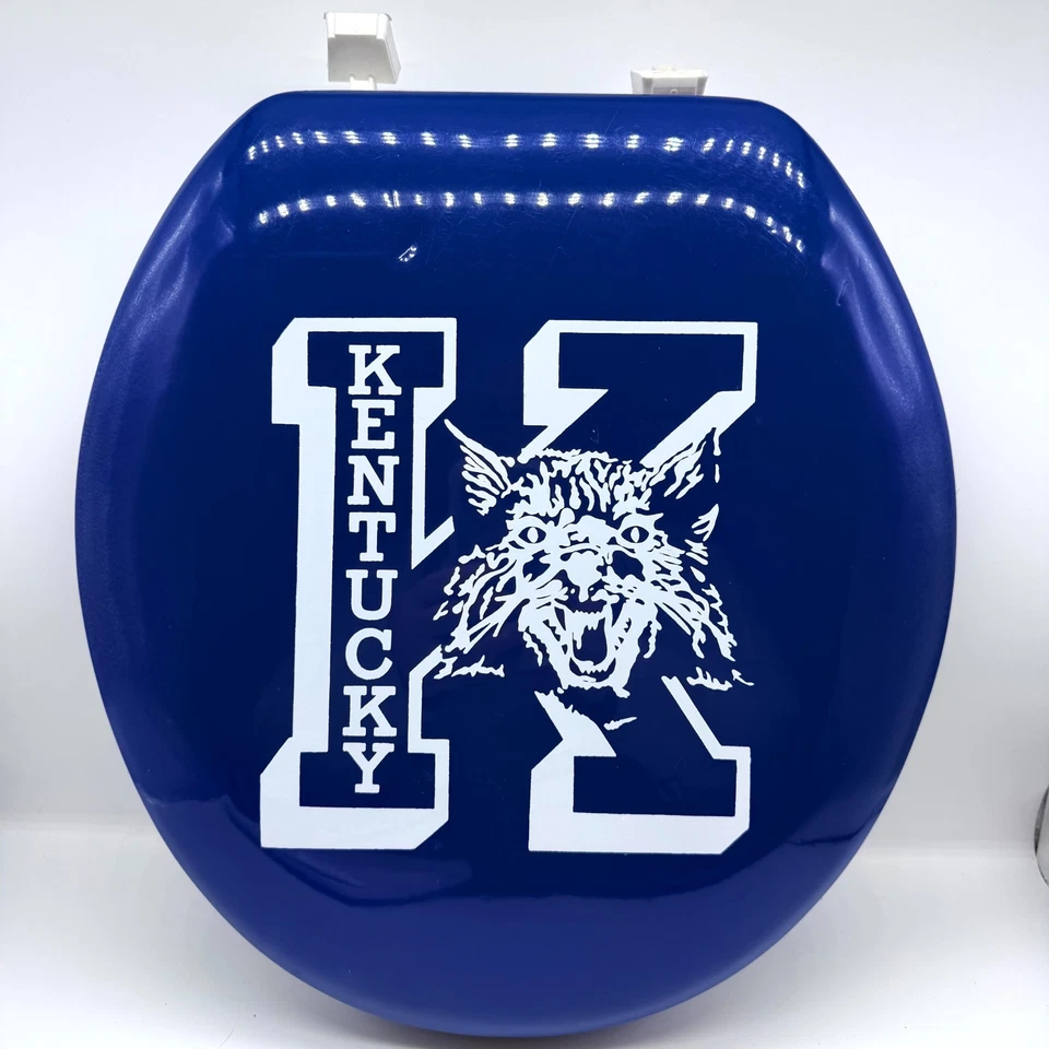 野猫 肯塔基大学装饰马桶座 NCAA 足球学院人洞 — 第 1/4 张图片