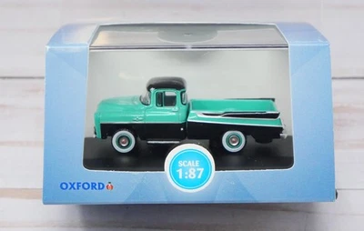 Oxford 87DP57002, 1957 Dodge D100 Sweptside Pickup, Turquoise, 1/87 HO Scale - Image 1 of 2