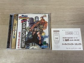 SS Sega Saturn software Virtua Fighter Remix Management 26815 B