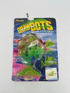 Crayola Draw Bots Aquabot 4506 robot stencil vintage 1985 nuovo scatola aperta RARO - Foto 1 di 4