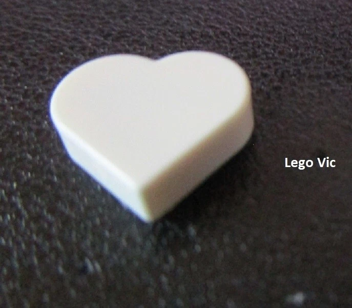 Lego 39739 x10 Tile 1x1 Heart Dk Pink Coeur Disney Friends Holiday MOC new-A68