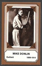 1975 FLEER LAUGHLIN PIONEERS of BASEBALL #25  Mike Donlin NEW YORK GIANTS  EX  A