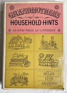 1963 Homemaking Book Grandmother's Household Hints Illustrated *1ST EDITION* - Bild 1 von 10
