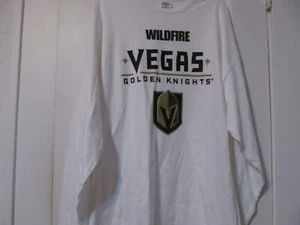 Las Vegas Golden Knights T-Shirt xl Logo Men Cotton LVGK VGK - Picture 1 of 1