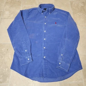 Modern Vintage Ralph Lauren Custom Fit Corduroy Button Up Shirt Men's Medium - Picture 1 of 11