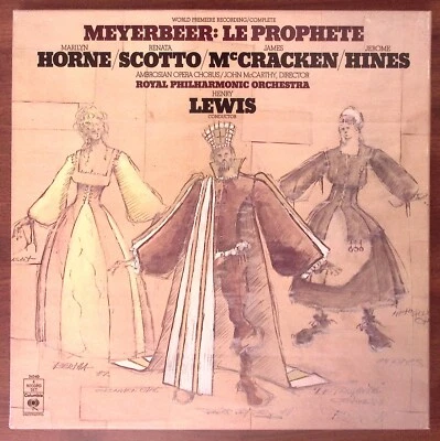 ROYAL PHILHARMONIC HENRY LEWIS MEYERBEER: LE PROPHETE EXC 4-LP BOX SET B1648 Foto 1 de 4