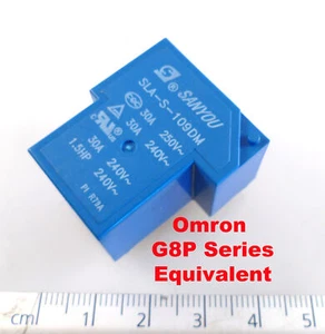 Sanyou SLA-S-109DM Relay Equiv Omron G8P-1A4P 9VDC Coil 30A 250VAC OM1145A - Picture 1 of 2
