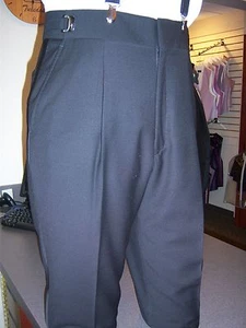 Black Tuxedo Trousers Calvin Klein Super 100's wool most men's sizes available - Picture 1 of 4