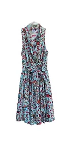 Retrolicious Front Perch Swing Dress Bird Pattern Size Small For Spring Summer - Picture 1 of 7