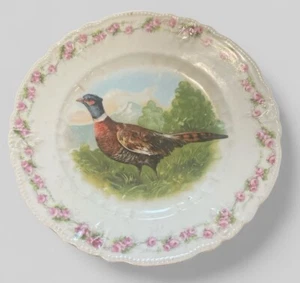 Rooster Pheasant Game Plate Made In Germany 8'' - Picture 1 of 3