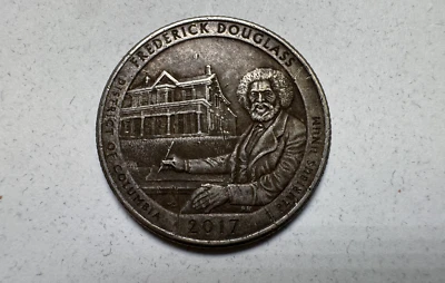 2017D Frederick Douglas ATB Quarter - Clad Error on Obverse & Reverse - Image 1 of 2