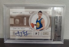 2010-11 National Treasures Jeremy Lin Rookie RC /99 LINSANITY BGS 9, Auto 10