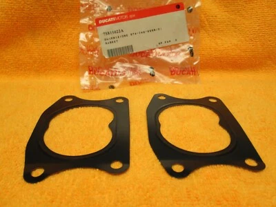 Junta colector de admisión Ducati 748 916 996 851 888 2 piezas nuevo OEM 78810022A Foto 1 de 3