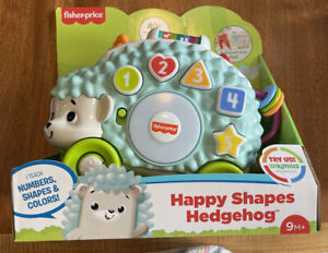 Fisher-Price Linkimals Happy Shapes Hedgehog Baby Musical Toy New in Package 