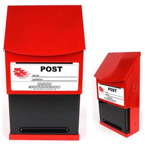 Sens Wall Mail Post Box Letter Red - Picture 1 of 5