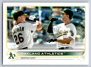 Tarjeta de béisbol 2022 Topps #210 Oakland Athletics TC Oakland Athletics - Imagen 1 de 2
