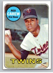 1969 Topps Baseball Card #510 Rod Carew Minnesota Twins - Foto 1 di 2