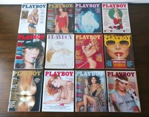1982 Playboy Magazine Full Year Complete Centerfolds/Inserts (X12) Set - Picture 1 of 4