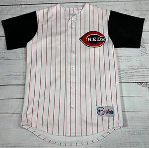 Vtg Ken Griffey Jr Authentic Majestic Cincinnati Reds Baseball Jersey Sz S White - Picture 1 of 13