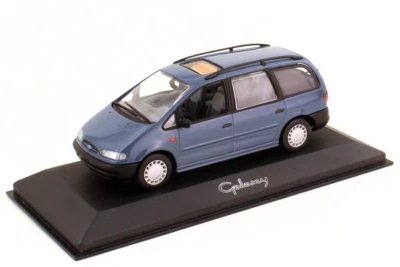 Ford Galaxy 1997 Blu Medio Minichamps 1/43 Monospace Blu Chiaro Blau Metal - Immagine 1 di 4