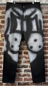 Givenchy x Chito Slim Fit Dog Print Jeans Black Size 36 FREE SHIPPING - Picture 1 of 9