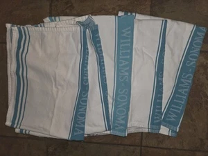 Set Of 5 Williams Sonoma Classic Logo Kitchen Dish Towels - Picture 1 of 3