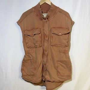 We The Free Utility Vest Jacket size Medium Boho Minimalist outdoor oversized - Picture 1 of 7