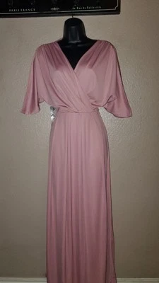 Vestido rosa polvoriento Koh Koh Foto 1 de 4