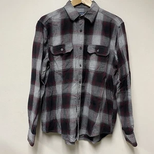 Faded Glory Mens Large L Long Sleeve Button Up Shirt Flap Button Pockets. Read - Picture 1 of 4