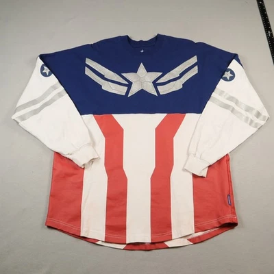 Camisa Jersey Capitán América Espíritu Talla Mediana Halcón Invierno Soldado Disney Foto 1 de 4