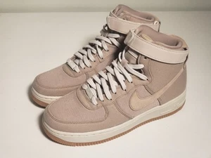 Nike Air Force 1 High Utility Khaki Light Bone AF1 - Women's Size 8 - Picture 1 of 19