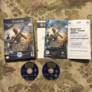 Medal of Honor: Rising Sun (Nintendo GameCube, 2003) Cib ottime condizioni e dischi!! - Foto 1 di 4