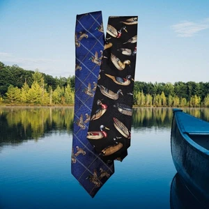Corbatas para hombre con extremo de patos Lans y patos ilimitados 59" y 56" - Imagen 1 de 5