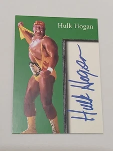 Hulk Hogan WWE WWF Inkredible Ink Faksimile Autogrammkarte - Bild 1 von 2
