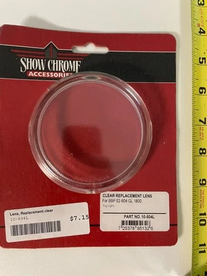 Show Chrome Accessories 10-604L Replacement Clear Lens / New Old Stock Foto 1 de 4