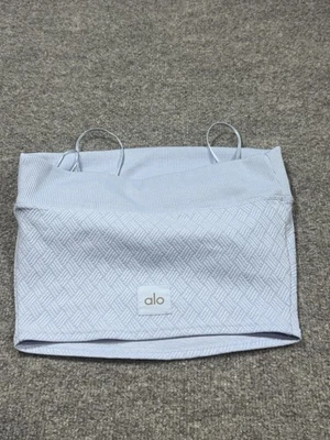 Sujetador deportivo Alo Yoga Splendor azul claro talla pequeña Foto 1 de 4