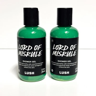 2X Set NEW SEALED Lush Lord of Misrule LOM Shower Gel 3.3oz 100ml Exp DEC 2025 - Image 1 of 4