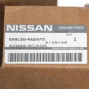 2019-2021 Nissan Altima Maxima Front Grille "Nissan" Emblem NEW 62889-6CA0A - Picture 1 of 3
