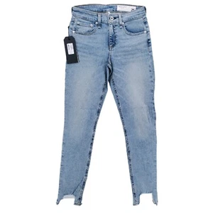 NEW Rag & Bone Cate Mid Rise Ankle Skinny Jeans in THUNDERBIRD Distressed Sz 25 - Picture 1 of 16