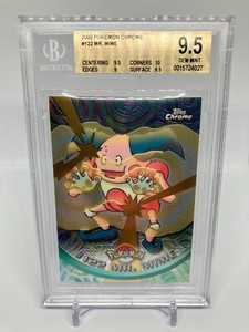 Pokemon Mr. Mime Topps Chrome Series 2 BGS 9.5 Mint #122
