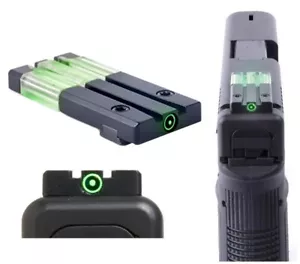 MEPROLIGHT MEPRO FT Bullseye Rear, Fiber-Optic and tritium red dot Fixed Day/Nig - Picture 1 of 10