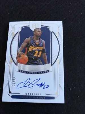 Jason Richardson 2022-23 National Treasures Validating Marks Auto 32/99 - Image 1 of 2
