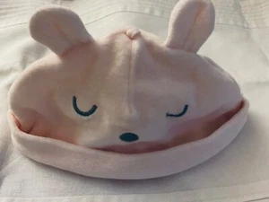 M&S Baby Girls Pink Cosy Hat with cute little ears, Fit Girl Age 6~12 Months - Picture 1 of 4